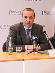 Manfred Weber im Presseclub München