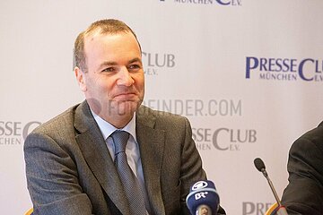 Manfred Weber im Presseclub München