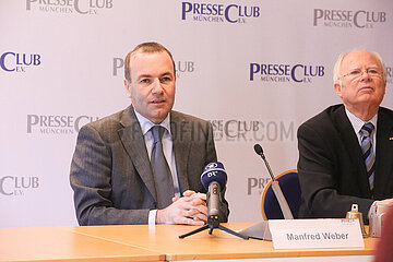 Manfred Weber im Presseclub München