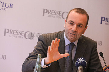 Manfred Weber im Presseclub München