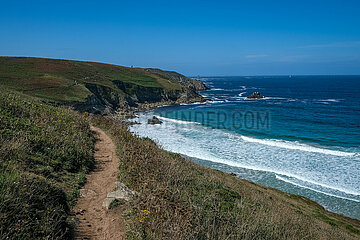 Pointe du Raz  Plogoff  Sizun Halbinsel  Bretagne  Frankreich