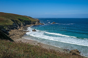 Pointe du Raz  Plogoff  Sizun Halbinsel  Bretagne  Frankreich