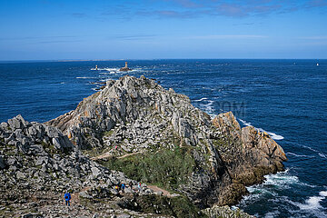 Pointe du Raz  Plogoff  Sizun Halbinsel  Bretagne  Frankreich