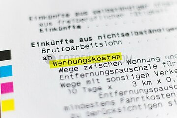 Steuerbescheid mit Werbungskosten