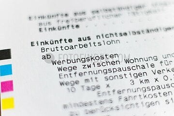 Steuerbescheid mit Werbungskosten
