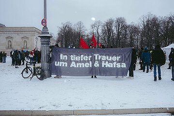 Antifaschistischer Protest gegen die Trauer Kundgebung der AfD wegen des mutmaßlichen Anschlags in München