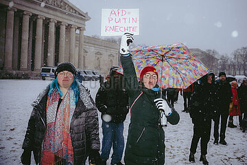 Antifaschistischer Protest gegen die Trauer Kundgebung der AfD wegen des mutmaßlichen Anschlags in München