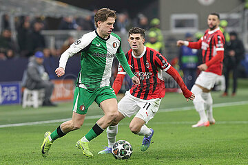 Uefa Champions League: AC Milan vs Feyenoord Rotterdam