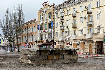 Im Zentrum der eingekesselten Stadt Bachmut