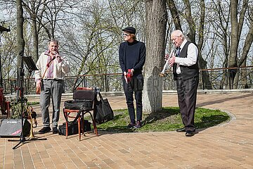 Strassenmusik in Kiev