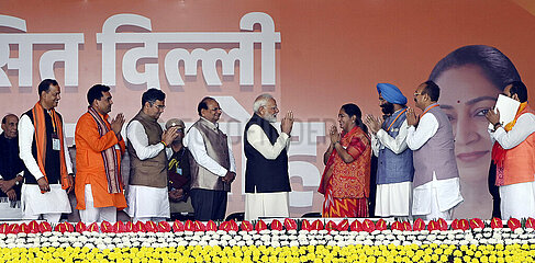 Elected BJP Government For Delhi