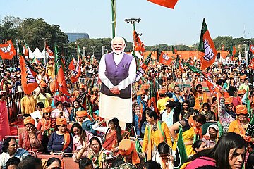 Bhartiya Janata Party Workers Celebrate New Chief Minister