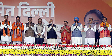 Elected BJP Government For Delhi
