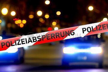 Flatterband POLIZEIABSPERRUNG