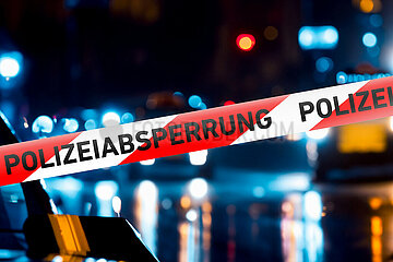 Flatterband POLIZEIABSPERRUNG