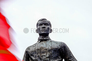 Clashes Between Protestors and Police During a Commemoration Protest for Andres Bonifacio in Manila