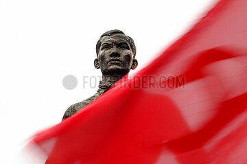 Clashes Between Protestors and Police During a Commemoration Protest for Andres Bonifacio in Manila
