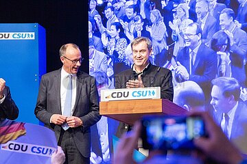 Wahlkampfendspurt der CSU / CDU in München