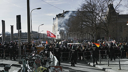 Neonazis Protestieren in Berlin