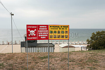 Strandurlaub und Gefahr