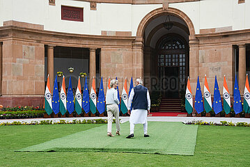 Narendra Modi meets Ursula von der Leyen