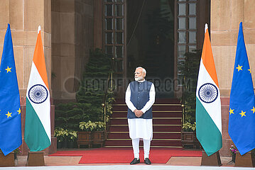 Narendra Modi meets Ursula von der Leyen