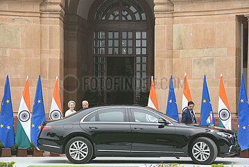 Narendra Modi meets Ursula von der Leyen