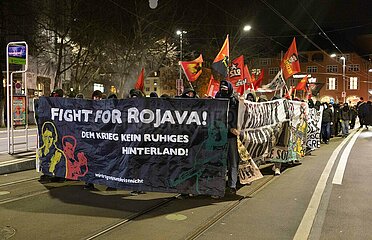 Fight for Rojava Protest in Zürich