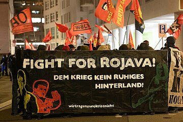 Fight for Rojava Protest in Zürich