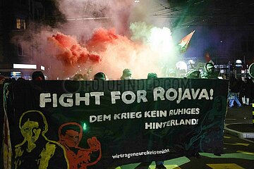 Fight for Rojava Protest in Zürich