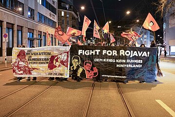 Fight for Rojava Protest in Zürich