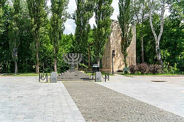 Die Menorah in Babyn Jar