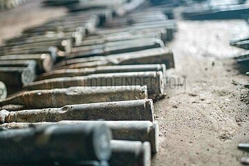 Explosivstoffe in einem geheimen Lager