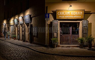 Kazimierz bei Nacht