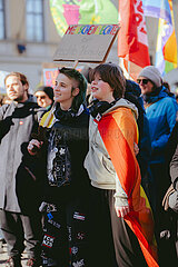 Gemeinsam gegen Rechts Demo in München
