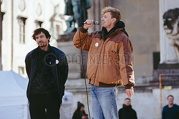 Gemeinsam gegen Rechts Demo in München