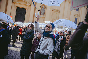 Gemeinsam gegen Rechts Demo in München