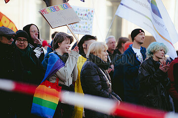 Gemeinsam gegen Rechts Demo in München