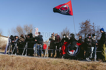 Blockade und Demonstration gegen den politischen Aschermittwoch der AfD in Osterhofen