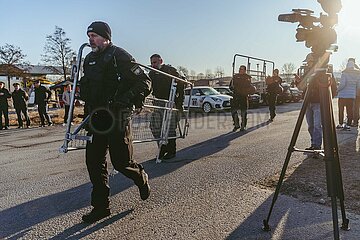 Blockade und Demonstration gegen den politischen Aschermittwoch der AfD in Osterhofen