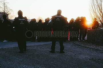 Blockade und Demonstration gegen den politischen Aschermittwoch der AfD in Osterhofen