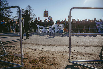 Blockade und Demonstration gegen den politischen Aschermittwoch der AfD in Osterhofen