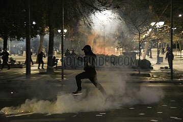 Greece: Riot police clashes with protestors in the center of Athens.