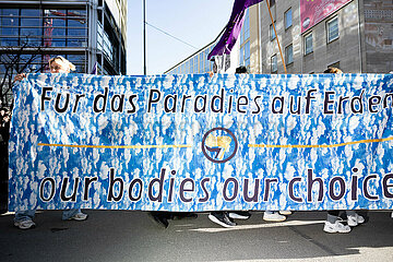 Protest zum Internationalenfrauentag in München