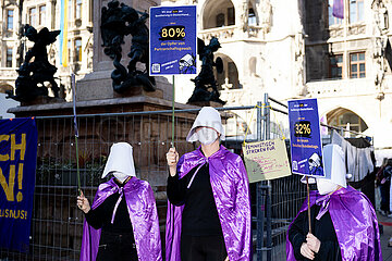 Protest zum Internationalenfrauentag in München