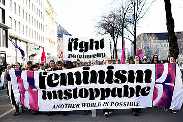 Protest zum Internationalenfrauentag in München