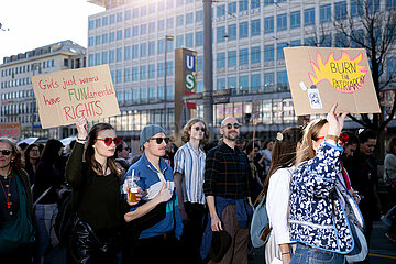 Protest zum Internationalenfrauentag in München