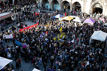 Protest zum Internationalenfrauentag in München