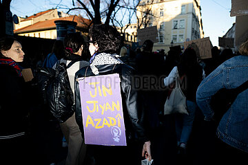 Protest zum Internationalenfrauentag in München