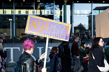 Protest zum Internationalenfrauentag in München